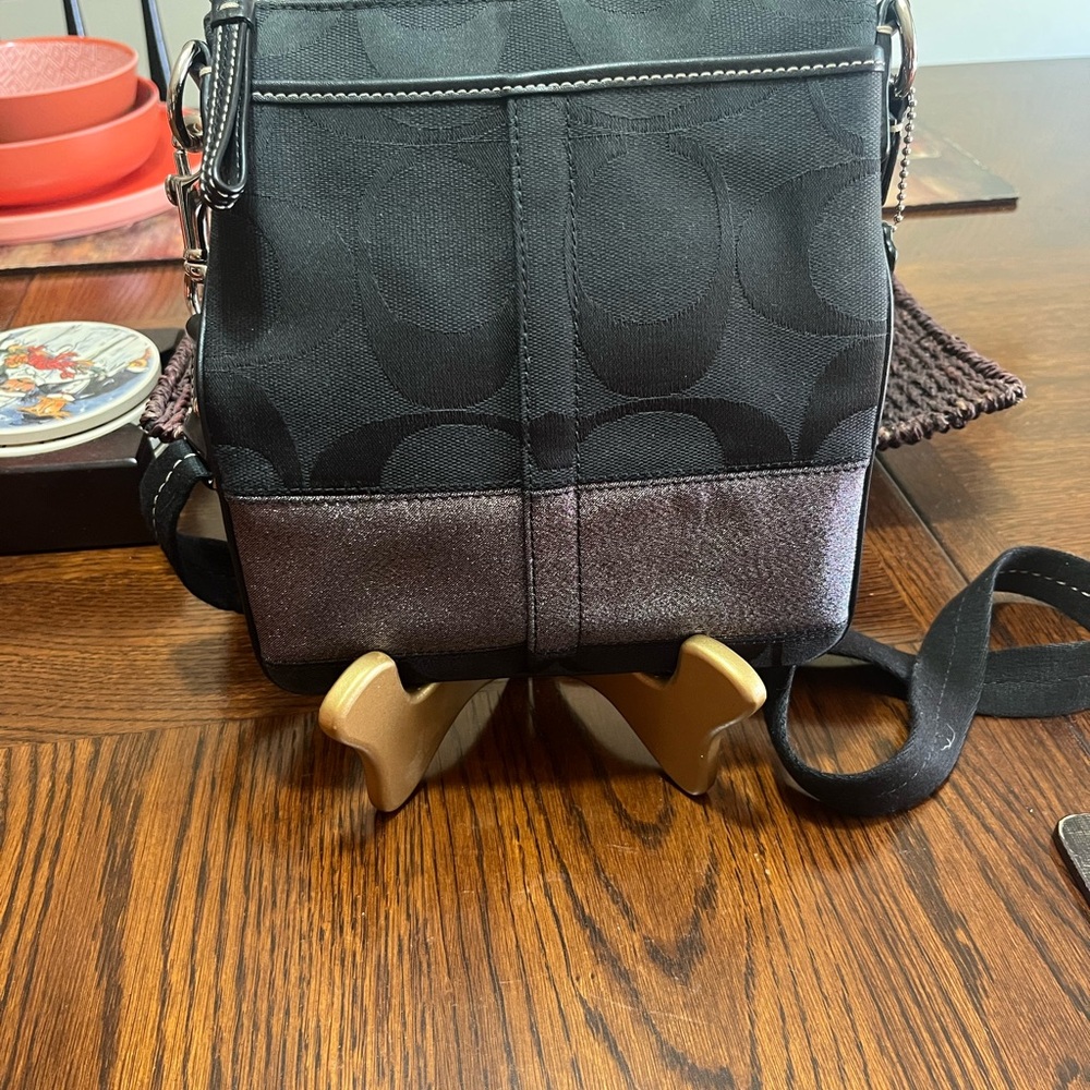 Black and Gray Crossbody Bag